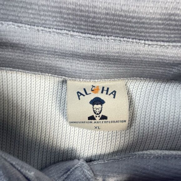 Aloha Button Up Shirt Mens Extra Large Pocket Spandex Casual Short Sleeve XL - Picture 3 of 16